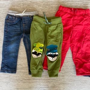 3 pairs of 18-24 month pants